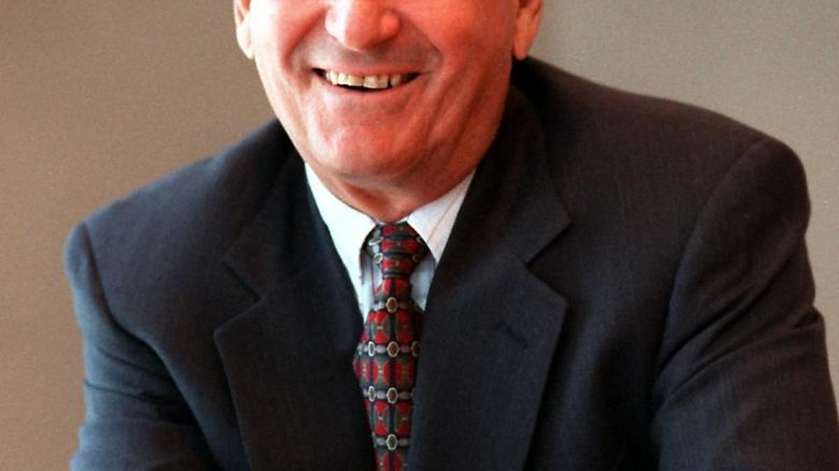 Richard A. Pettigrew, then chair of the Governor’s Commission for a Sustainable South Florida, in a 1995 photo.