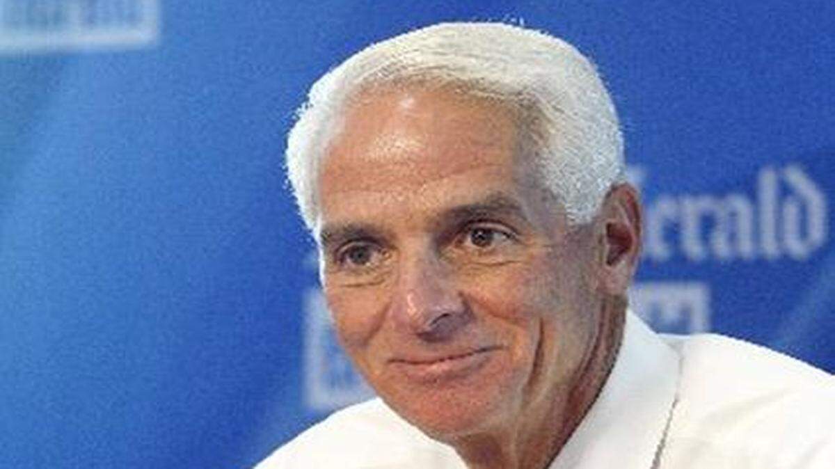 
Florida Gubernatorial candidate, Charlie Crist, speaks to the Miami Herald editorial board Wednesday, August 6, 2014.

