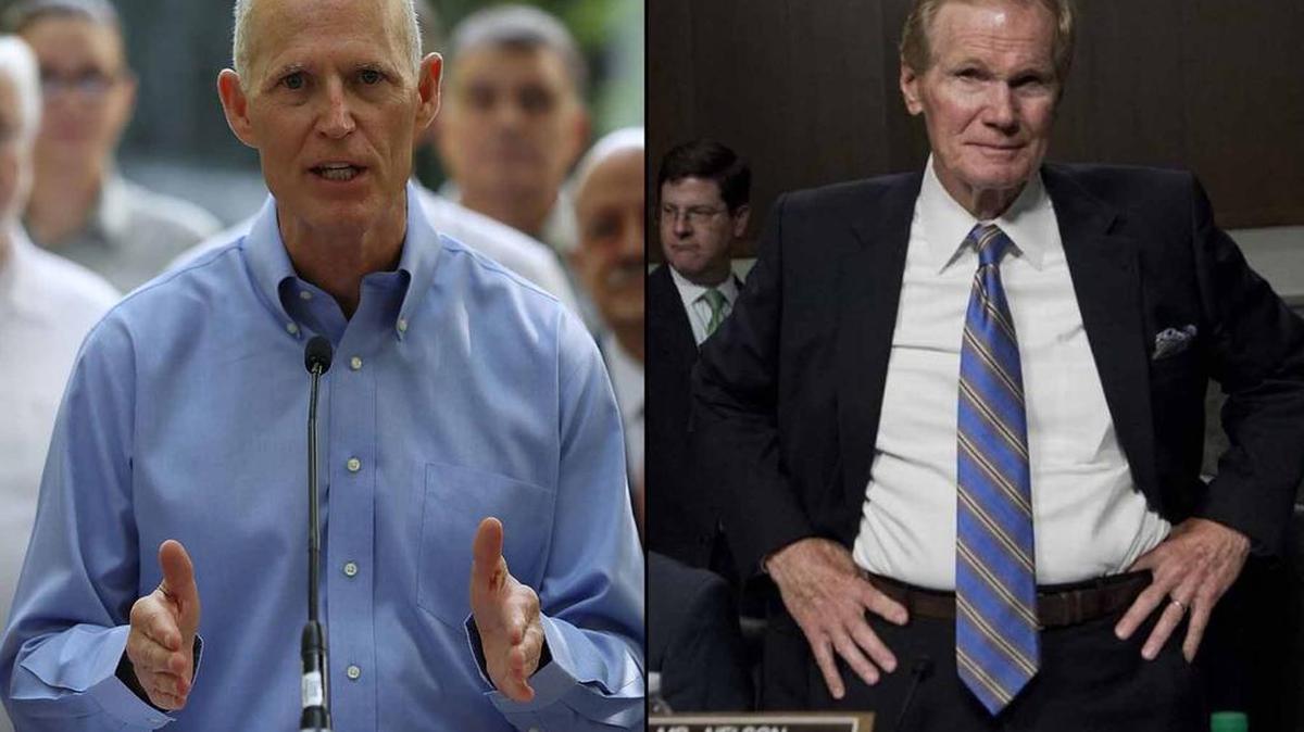 Florida Gov. Rick Scott and U.S. Sen. Bill Nelson