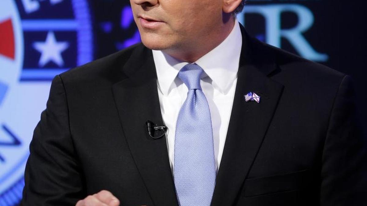 Rep. David Jolly, R-Fla., makes a statement as he takes part in an open debate for the U.S. Senate, April 25, 2016, in Orlando.