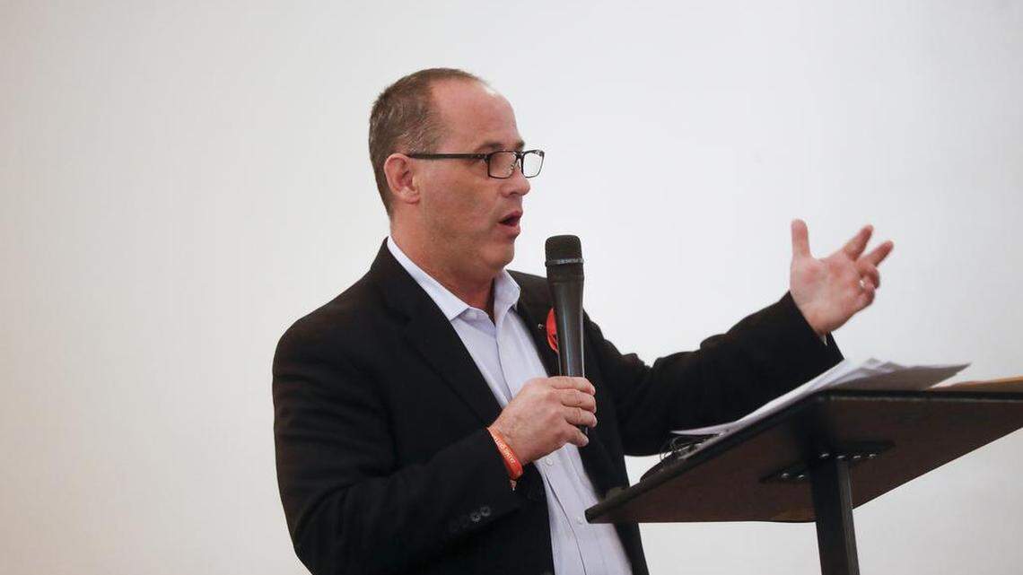 Fred Guttenberg, father of 14-year-old student Jaime, who was killed in the mass shooting at Marjory Stoneman Douglas High School in Parkland, Fla.