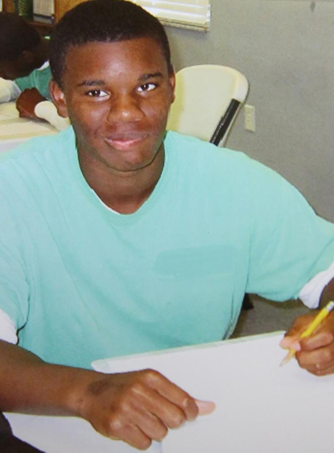 A family photo of Andre Sheffield, 14.