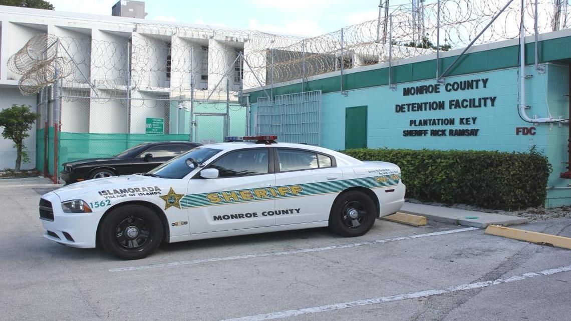 The Plantation Key jail, where a teen panicked as he was strapped down into a restraint chair.