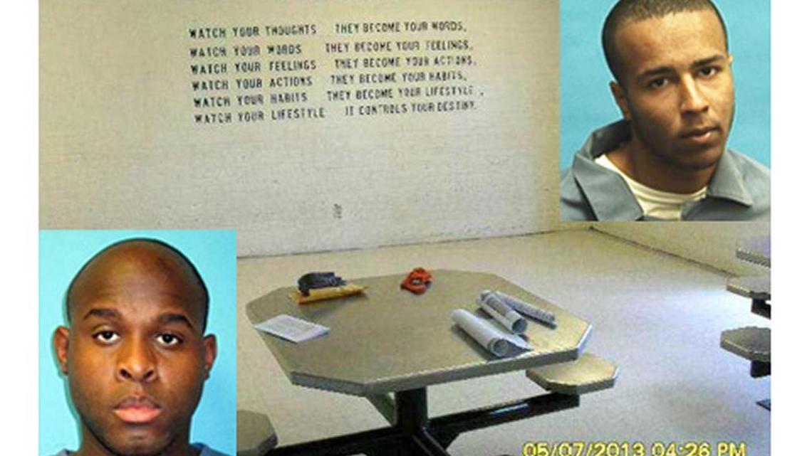 
Gesnerson Louisius, left, was brutally beaten and raped at Lancaster Correctional Institution. Hakiem Blount, right, is the only suspect charged so far. 

