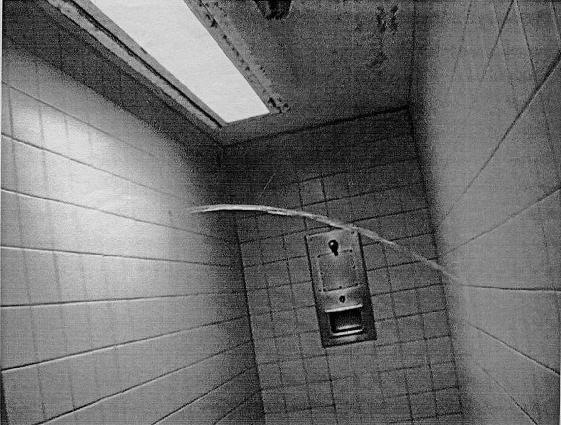 Guards at Dade Correctional Institution placed Darren Rainey in a makeshift shower with temperature controls in an adjoining room. Although inmates could avoid the direct spray, brutally hot water lapped at their feet and filled the chamber with steam, Harold Hempstead and other inmates told the Herald.