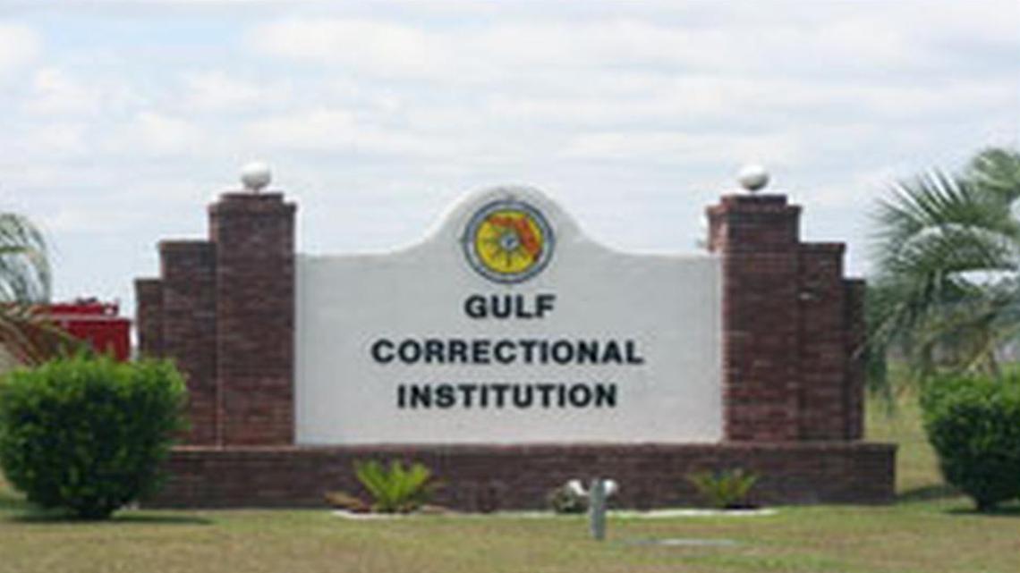 Inmates rioted Wednesday morning at Gulf Correctional Institution near Pensacola.