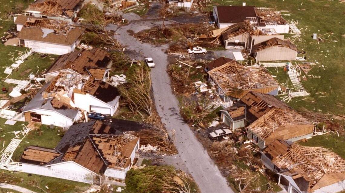 Hurricane Andrew was knocking at the door, and this is how we got ready