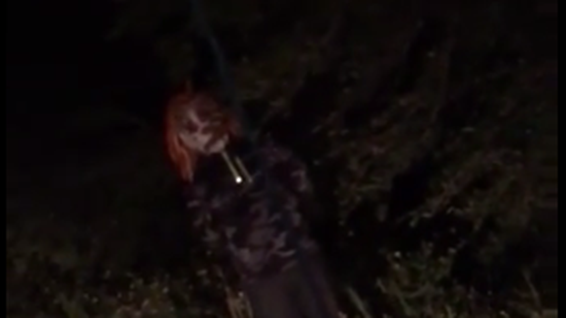 Last week, a man in Ocala caught a creepy clown on camera. He posted the 10-second cellphone video on Facebook, adding that he left when the person peering out from the woods, clad in a camo hoodie, jeans and clown mask, moved. “Not trying to die today,” he wrote.