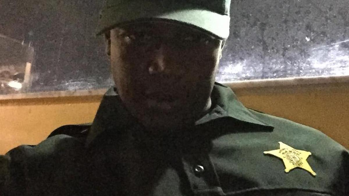 Palm Beach County Deputy and accused fraudster Frantz Felisma in uniform.
