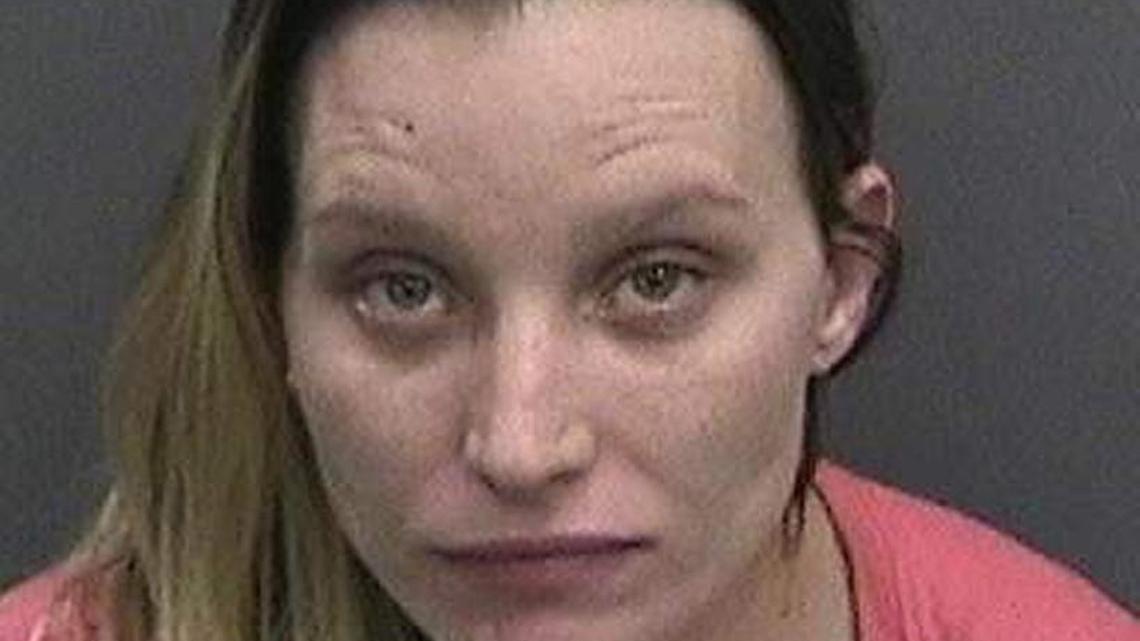 Brianna Dee Knox, of Beverly Hills, Florida, was arrested on charges including driving under the influence, child neglect, leaving the scene of a crash and battery on a law enforcement officer, according to the Florida Highway Patrol.