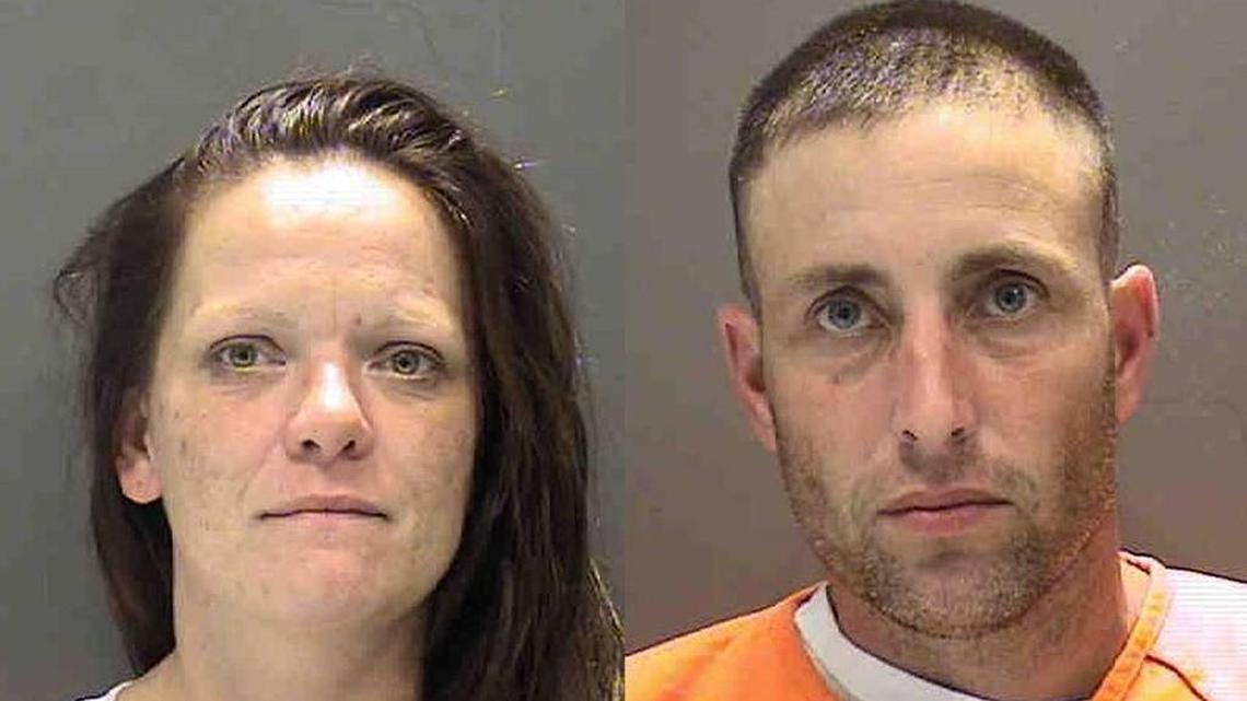 Delaney Crissinger and William Ballard were arrested Thursday after overdosing with two children in the backseat.