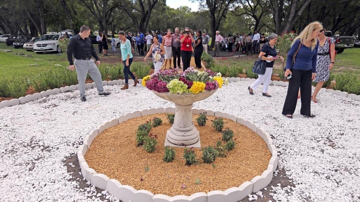 VITAS Healthcare and the Miami-Dade County Medical Examiner Department unveiled a special Memorial Scatter Garden in the Miami-Dade County Cemetery for cremated indigent veterans, Sept. 11, 2015.