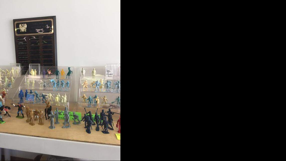 
Some of the soldiers for sale.
