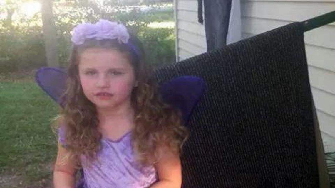 
A photo of Phoebe Jonchuck. The little girl was found in the water by a search team from Eckerd College about an hour and 40 minutes after being thrown from the bridge.
