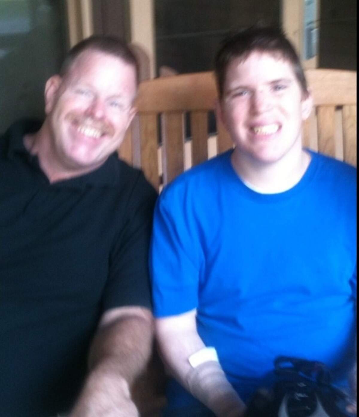 Jamie Lamson and his late son, William ‘Willy’ Lamson.