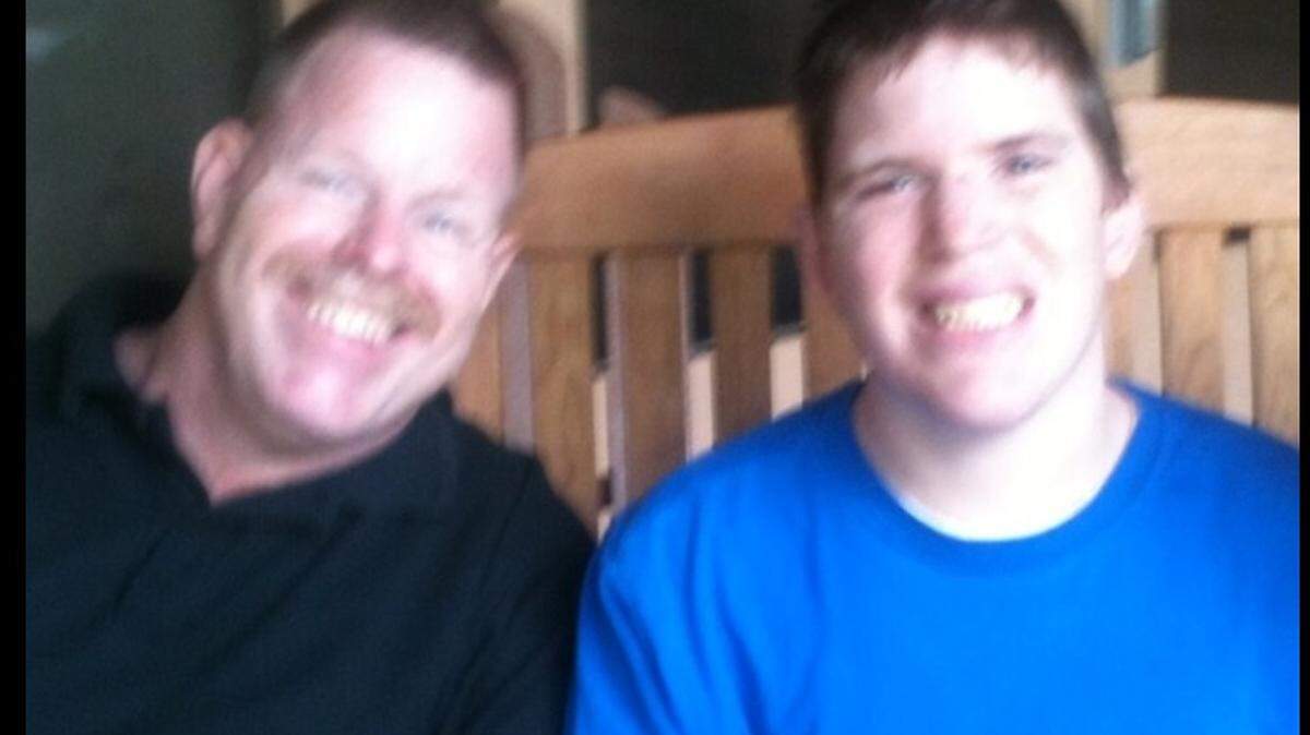 Jamie Lamson and his late son, William ‘Willy’ Lamson.