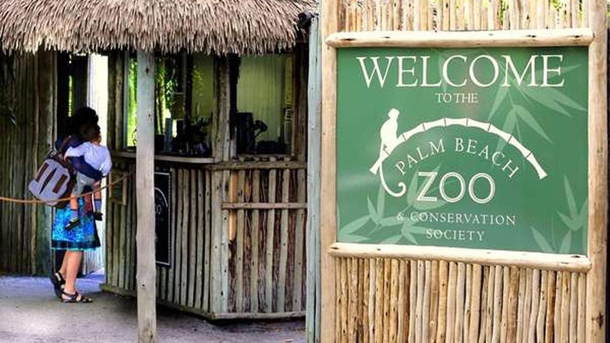 Visitors arrive at the Palm Beach Zoo Monday morning following last week’s deadly tiger attack of a zoopkeeper.