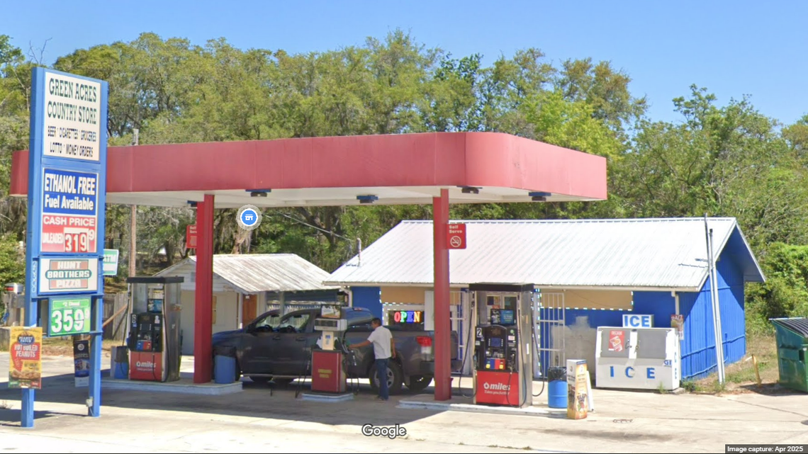 The $6,900 theft happened July 12 at the Green Acres Store in Umatilla, Florida, and was recorded by a surveillance camera, the sheriff’s office said.