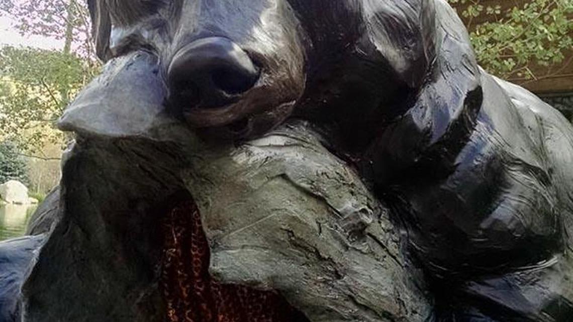 This bear was among the pieces inside a trailer stolen from a Naples storage yard.