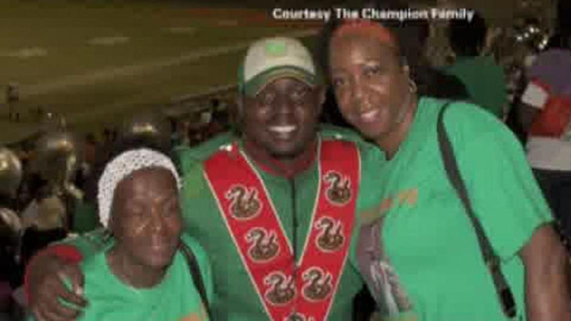 Robert Champion with FAMU band.