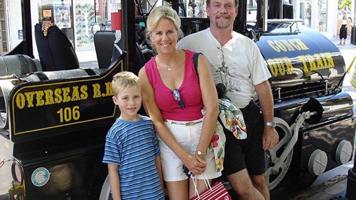 Karen and Patrick Grablin with their son, Maxwell.