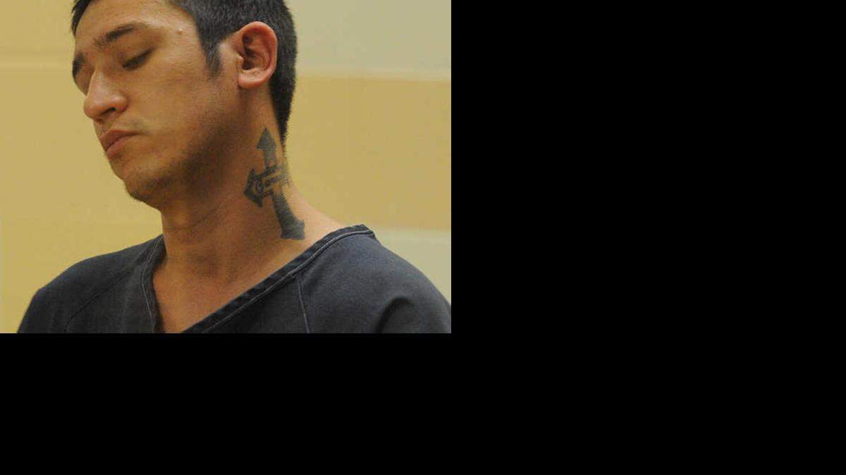 
Andres Avalos in court Sunday morning.
