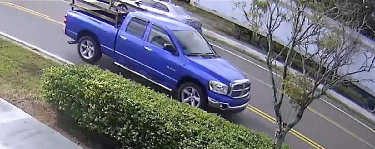 This Dodge Ram 1500 was reported missing from a home where a man was found dead earlier this week. The Polk County Sheriff's Office is looking for information on who is driving the truck.
