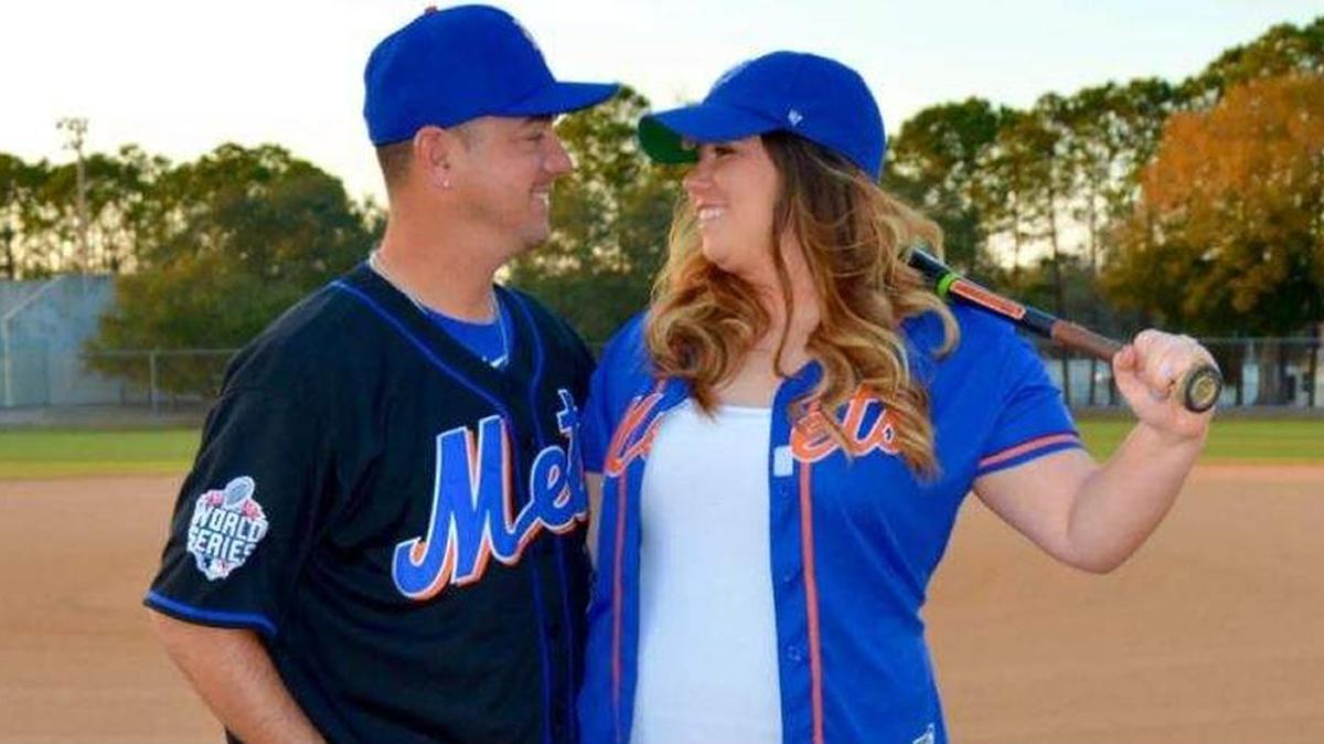 Greg Fusco and his wife, Taylor, shown in this photo from their wedding website, hadn't been married a month when he was hit in the head by a softball near Jacksonville. Fusco, of Palm Harbor, died in the hospital about two weeks later.