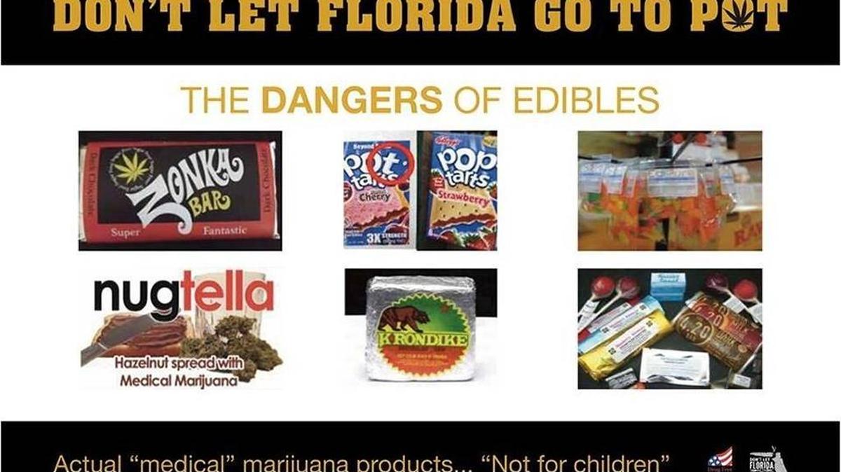 The Florida Sheriffs Association shared this image on their Facebook page from the “Don’t Let Florida Go To Pot” coalition and Drug Free Florida committee. Florida Sheriffs Association Facebook page