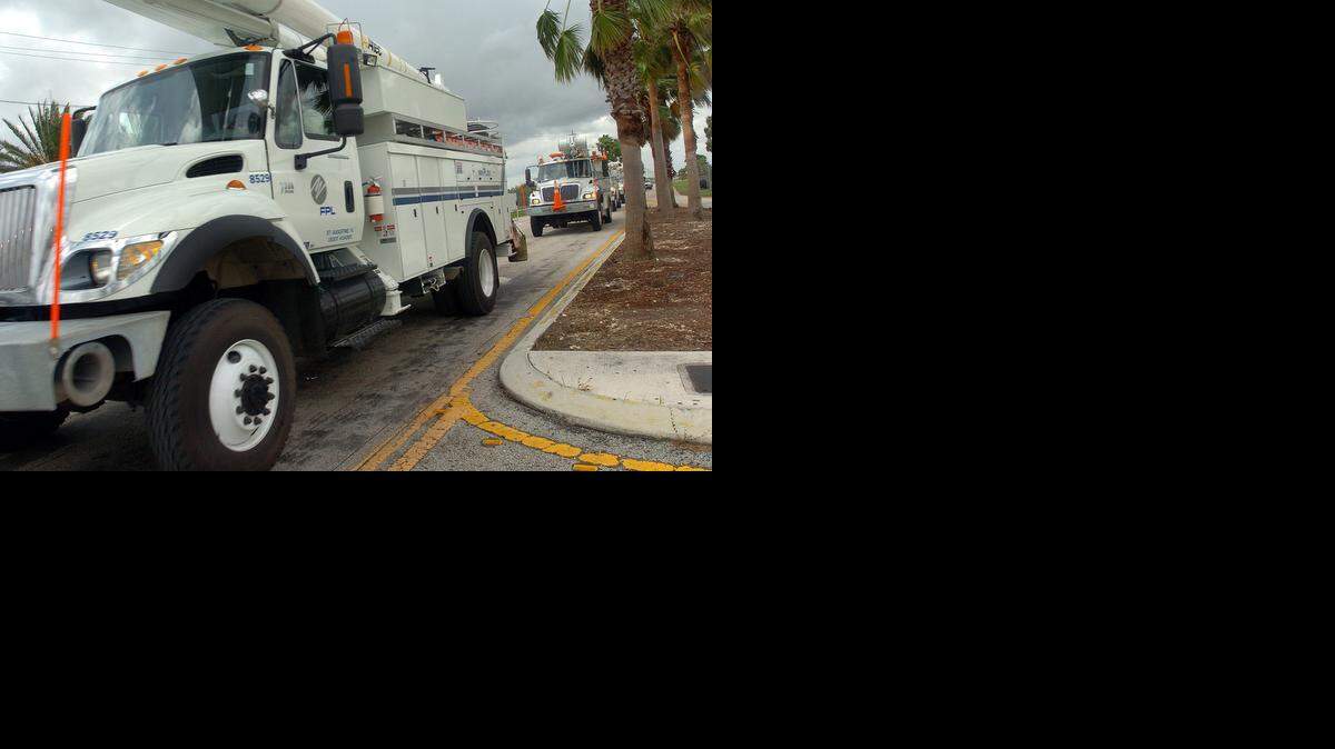 
A Florida Power & Light truck.
