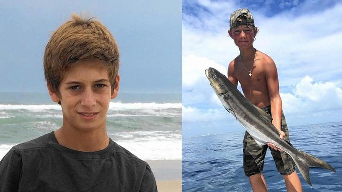 The boat being used by two missing teens, Austin Stephanos and Perry Cohen, both 14, was spotted 100 miles off the coast of Bermuda.


