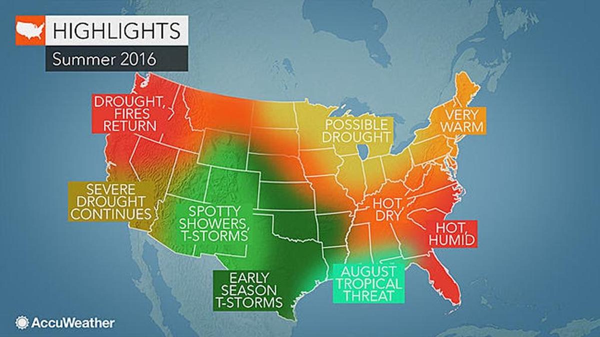 Forecasters say the southeast will likely get hit with a hot, humid summer as this winter’s El Niño fades.