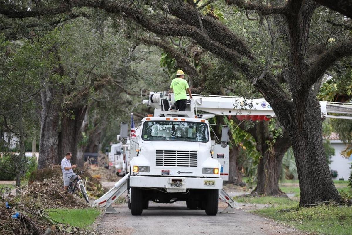 Coral Gables’ dense tree canopy brought down power lines across the city. City Attorney Craig Leen said Coral Gables is considering suing FPL.
