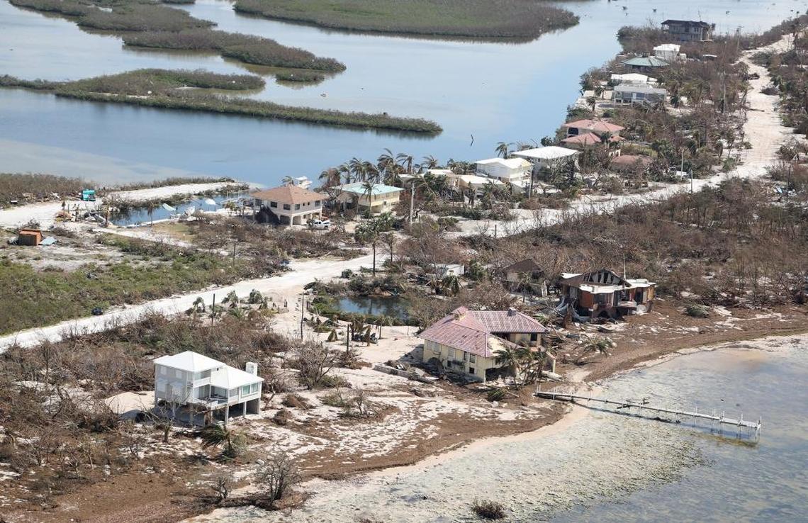 Irma left a swath of damage across Big Pine Key after making landfall in nearby Cudjoe Key.