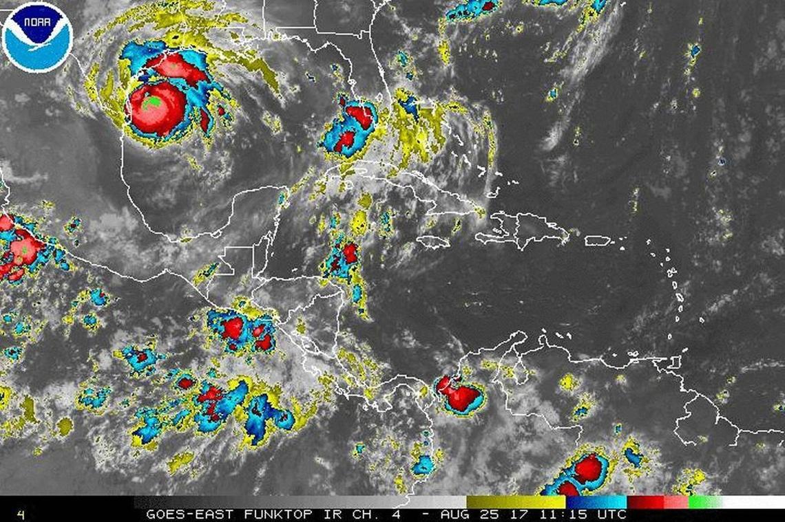 Friday afternoon, a tropical wave that soaked South Florida for much of the week was located southwest of Lake Okechobee and expected to head to the northeast and leave the state this weekend near Central Florida.
