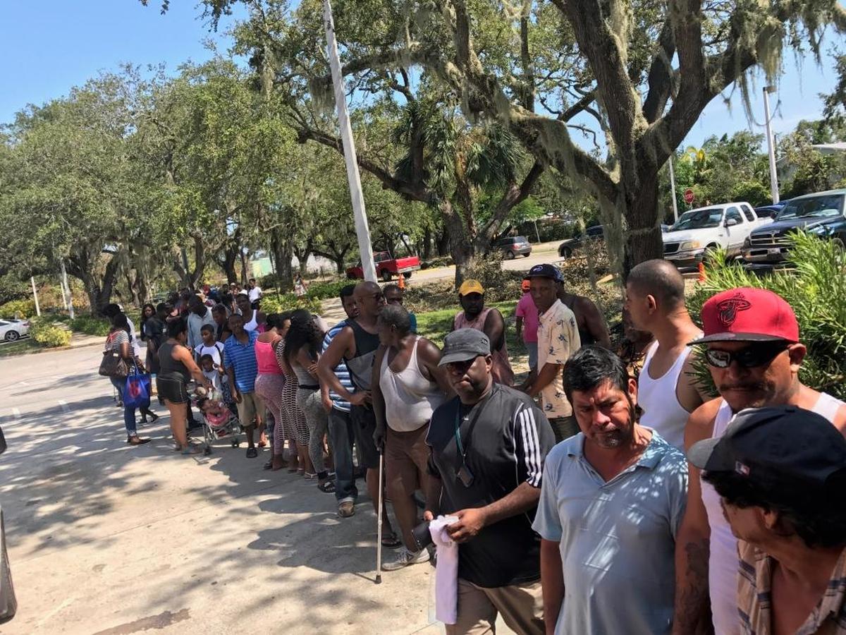 DeliverLean donated hundreds of free meals to a shelter in Little Haiti on Wednesday to help those affected by Hurricane Irma.
