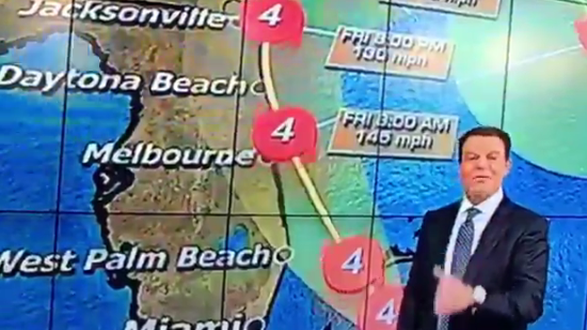 The internet is on fire over Fox news anchor Shepard Smith’s dire Florida forecast.