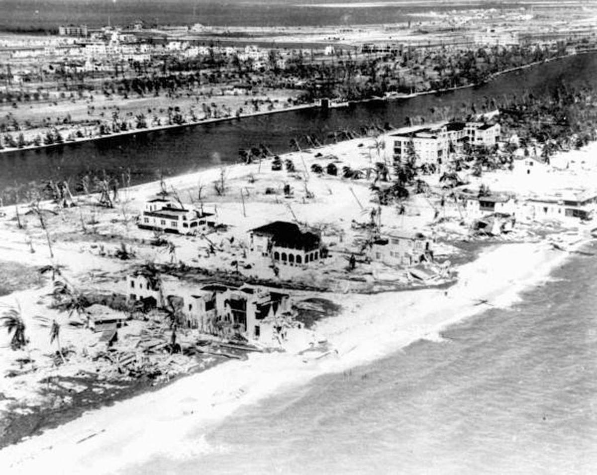Witnesses told the Miami Herald a storm surge swept across Miami Beach, leaving much of it underwater.