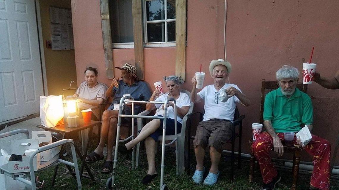 Almost a week after Hurricane Irma’s mighty winds pounded through South Florida, Chick-fil-A donated food to an ALF that did not have power.