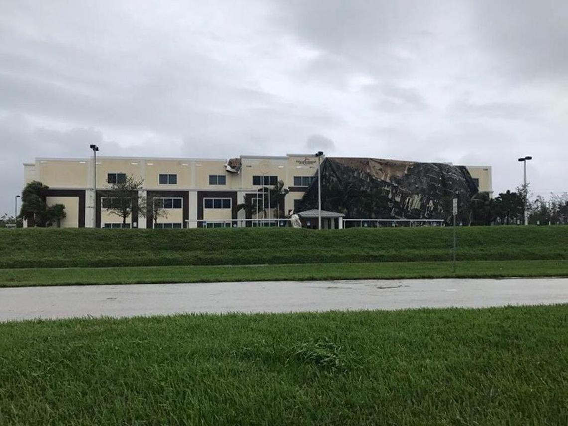 Homestead officials have confirmed that Keys Gate Charter High School has lost its roof .