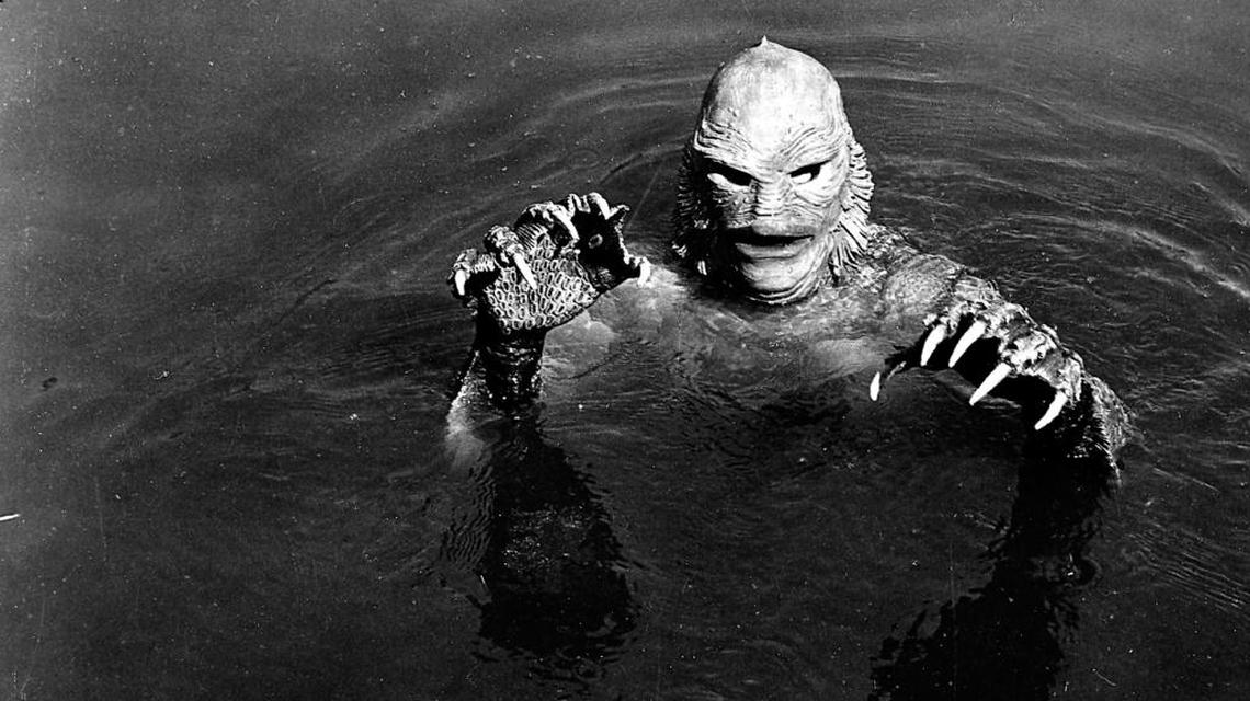 The ‘Creature from the Black Lagoon’ in the 1954 monster movie.