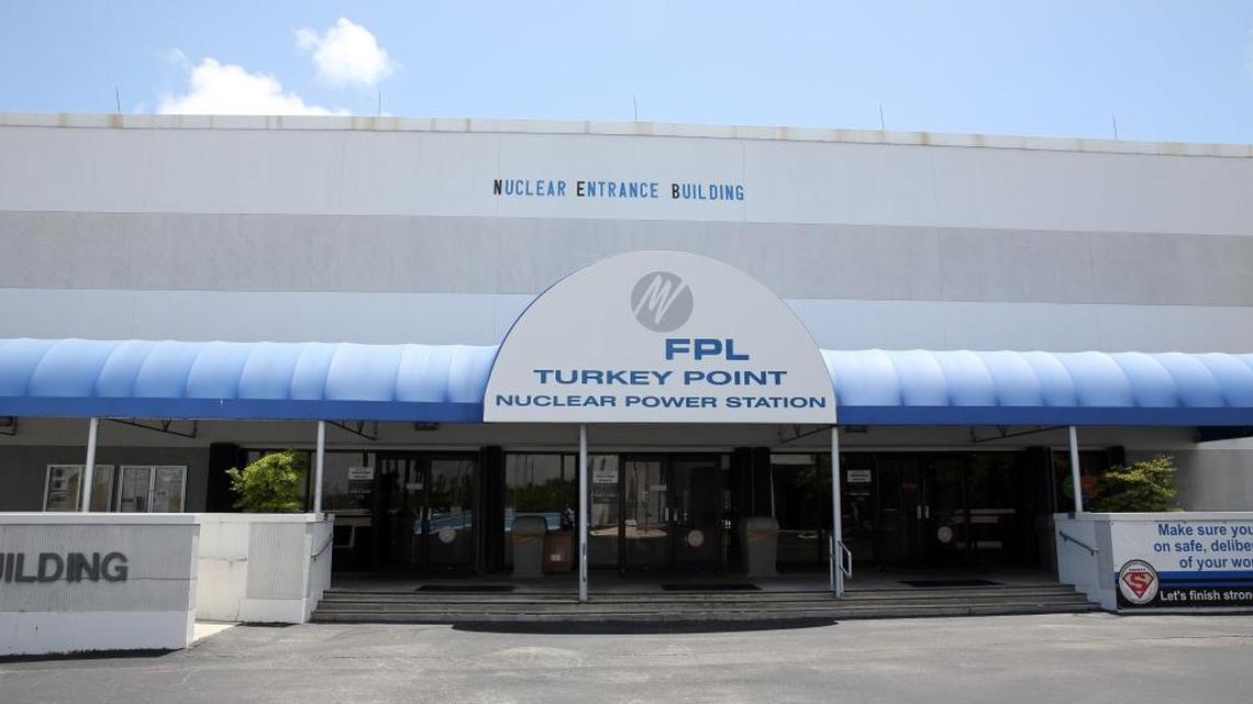 Florida Power & Light says it will shut down its two nuclear power plants — including this one at Turkey Point — before Hurricane Irma’s high winds reach the area, but plans to keep its natural gas plants operating unless winds hit 100 mph.