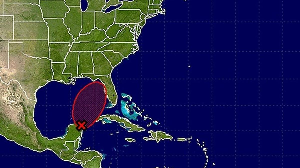 A five-day outlook of the storm.