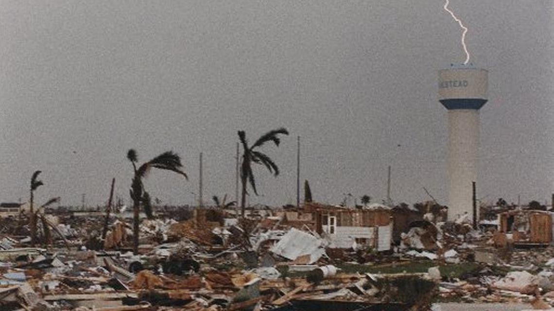 What Hurricane Andrew did to South Florida on August 24, 1992: destruction at dawn