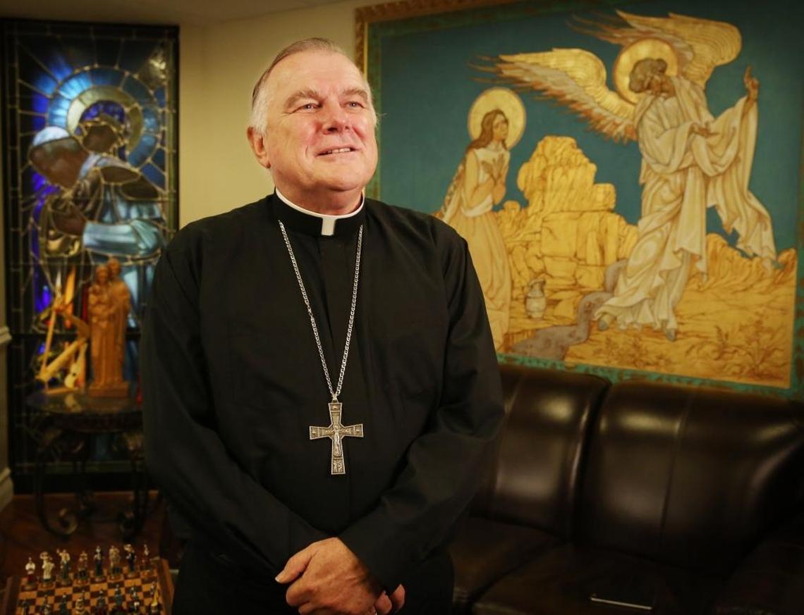 Miami Archbishop Thomas Wenski, shown in September 2017, waded into the debate over U.S. Attorney General Jeff Sessions' use of a Bible quote to defend the Trump administration's immigration policy.