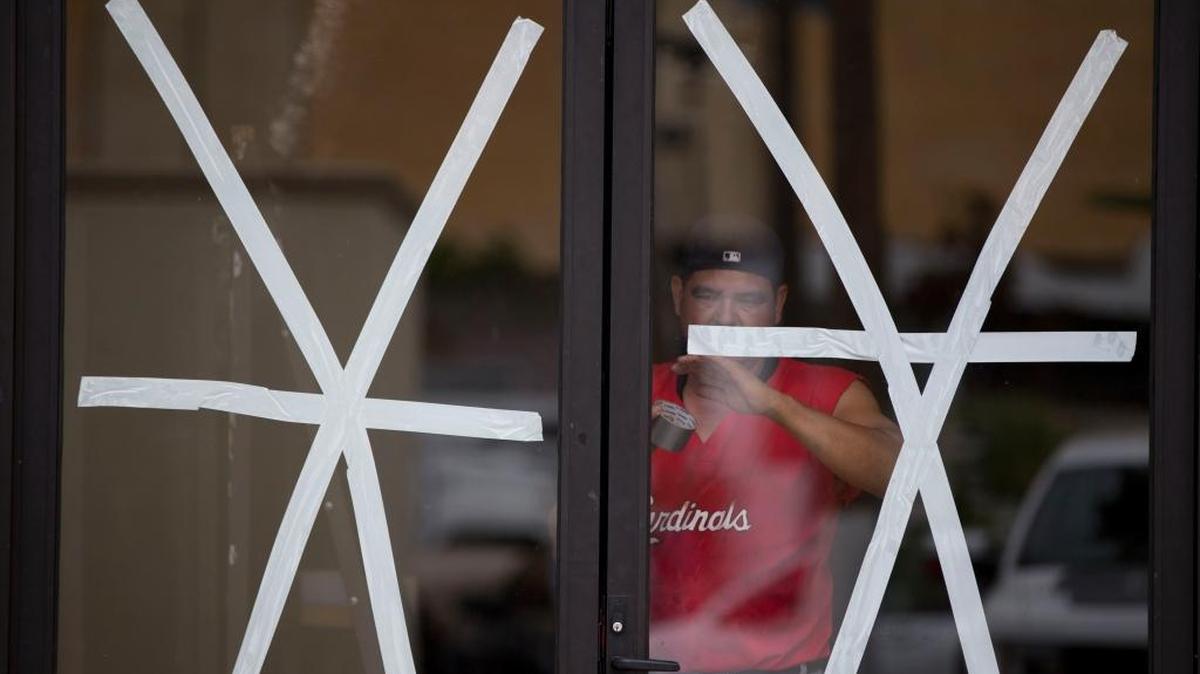 Taping windows to prevent them from shattering does not work and it doesn’t strengthen the glass. What it does is make the shattered pieces bigger and more dangerous.