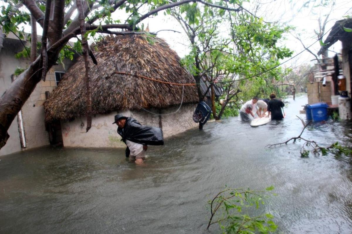 Hurricane Wilma dumped more than 62 inches of rain in parts of Mexico, including the resort town of Playa del Carmen. In a single day, more than 64 inches fell at Islas Mujeres, setting a record for the Northern Hemisphere.