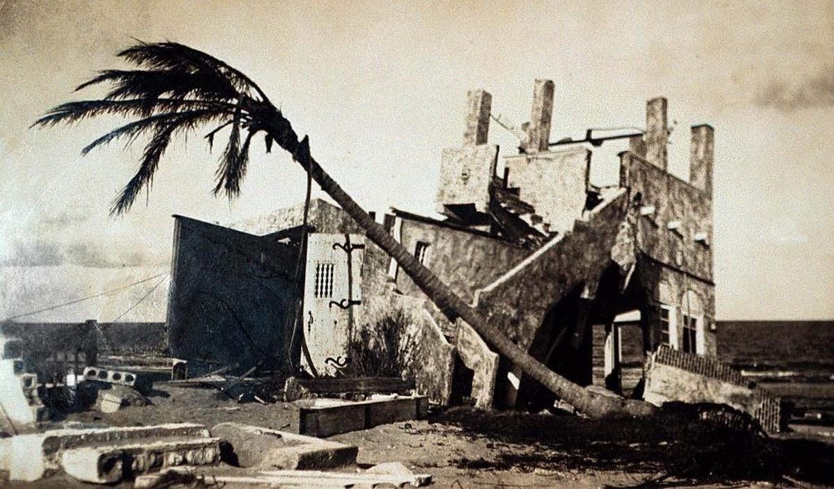Damage from the storm stretched north to Fort Lauderdale beach.