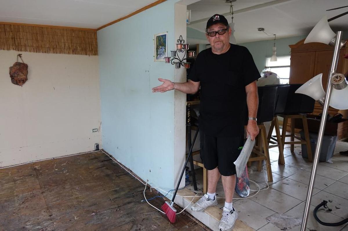 Francis Landry had his trailer home in Marathon destroyed during Hurricane Irma. With affordable housing scant, and figuring only to get worse in the Florida Keys, he is not sure he can afford to rebuild and stay in the Keys.
