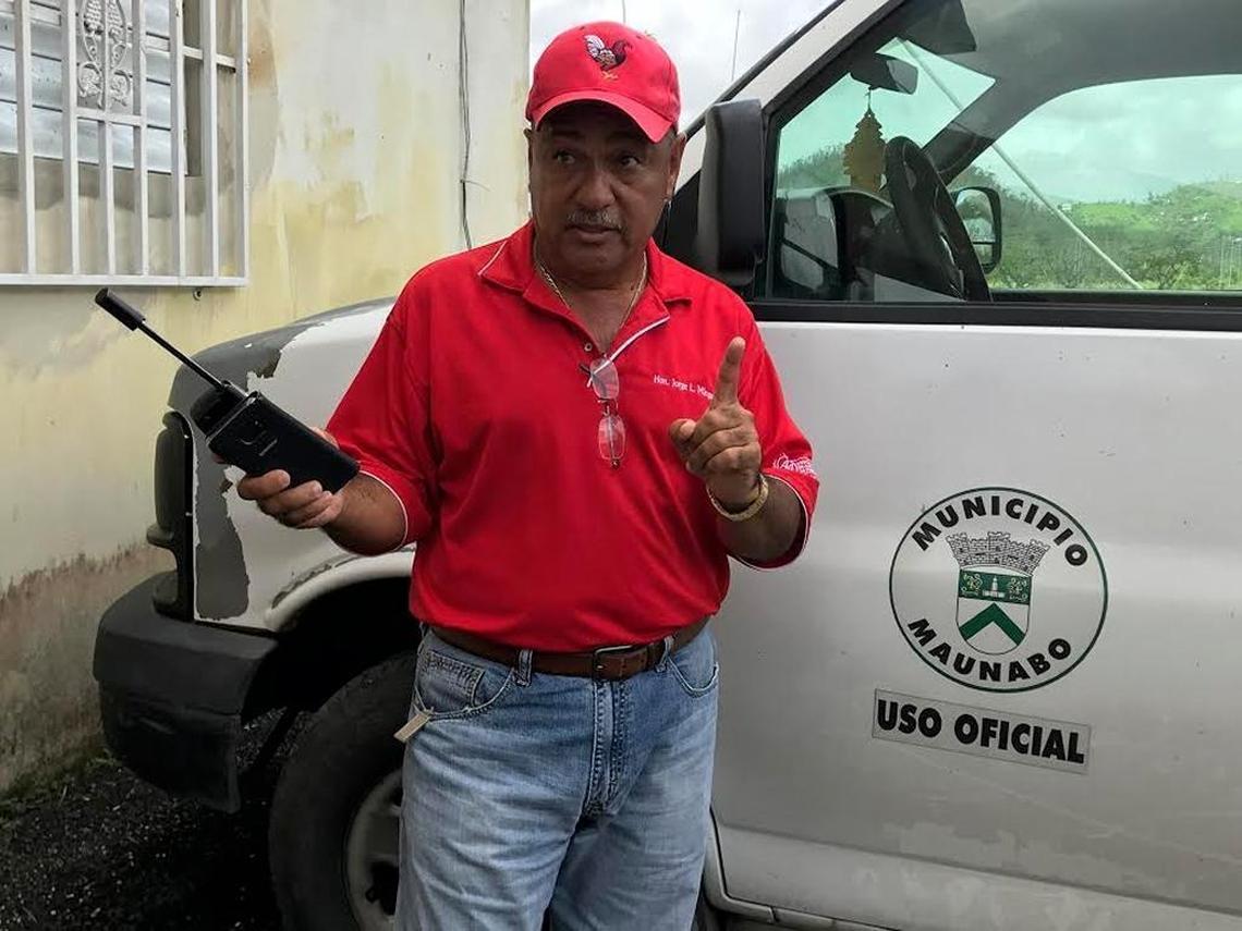 Jorge Márquez, the mayor of Maunabo, Puerto Rico, one of the first places on the island to be hit by Hurricane Maria